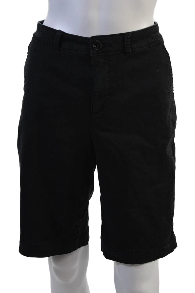 NYDJ Unisex Bermuda Chino Shorts Black Size 8 - Image 1 of 4