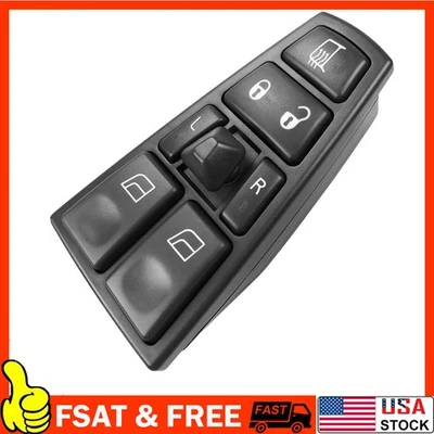 Power Window Switch Front Left For 2004-2017 Volvo VNL 2004-2015 Volvo VHD - Image 1 of 4