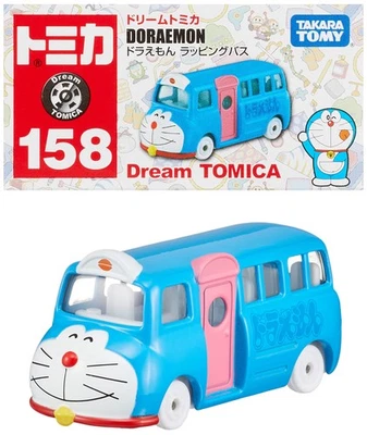 TAKARA TOMY Tomica Dream Tomica No.158 Doraemon Wrapping Bus Mini Car Toy Ages 3 - Image 1 of 4