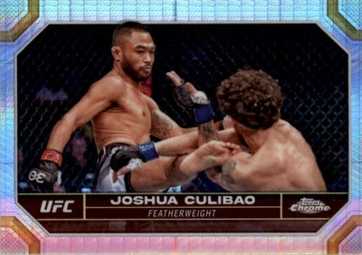 2024 Topps Chrome UFC Prism Refractors #101 Joshua Culibao - MMA - Image 1 of 2