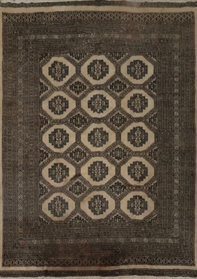 Elegante alfombra cuadrada geométrica hecha a mano 6x6 para mejorar tu espacio vital alfombra Foto 1 de 4