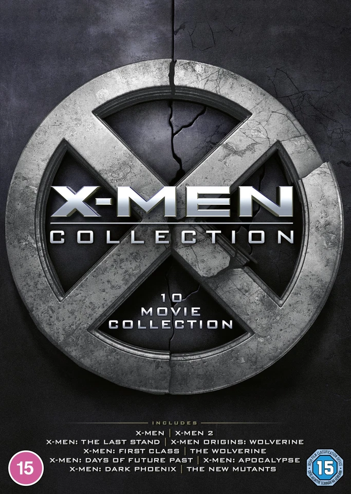 X-men 1 to 10 Collection Region 2 DVD