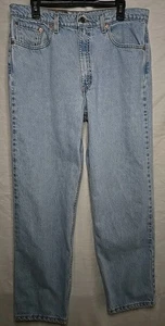 Jeans Levis 550 1993 Uomo 38x30 Azzurro Relaxed Conico Made In USA Vintage - Foto 1 di 11
