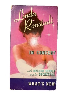 Linda Ronstadt im Konzert mit Nelson Riddle und seinem Orchester VHS Kassette 1984 - Bild 1 von 3