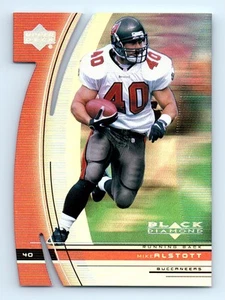 1999 Upper Deck Black Diamond Final Cut Mike Alstott Tampa Bay Buccaneers #103 - Picture 1 of 2