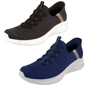Herren Skechers Textil Memory Foam freihändig Slipper Freizeit Sneaker sofort - Bild 1 von 21