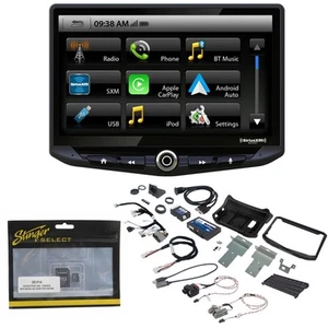Stinger UN1810 CarPlay/Auto Stereo+Install Kit Wrangler JK - Picture 1 of 8