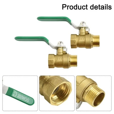 Heavy Duty Brass Ball Valve with Full Port for Efficient Flow Management - Image 1 of 4