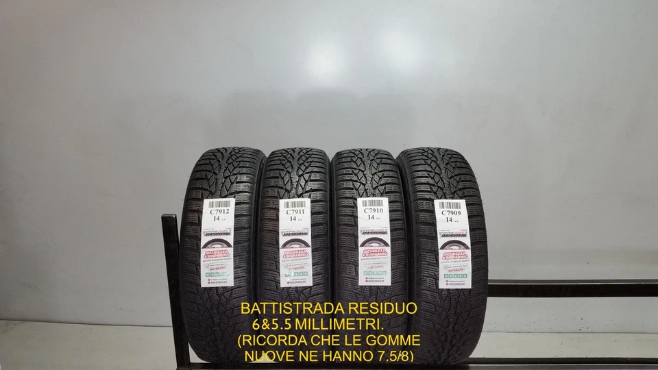 GOMME USATE  TERMICHE 165/60R15 77T NOKIAN WR D4 PNEUMATICI C07912 - Bild 1 von 1
