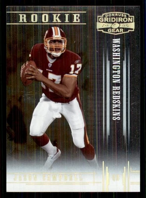 Donruss Gridiron Gear #114 2005 Jason Campbell novato Washington Redskins/100 Foto 1 de 2