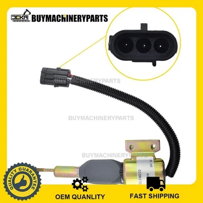 New 3932529 Fuel Shutoff Solenoid Cummins Engine Compatible 6BT 5.9L - Image 1 of 4
