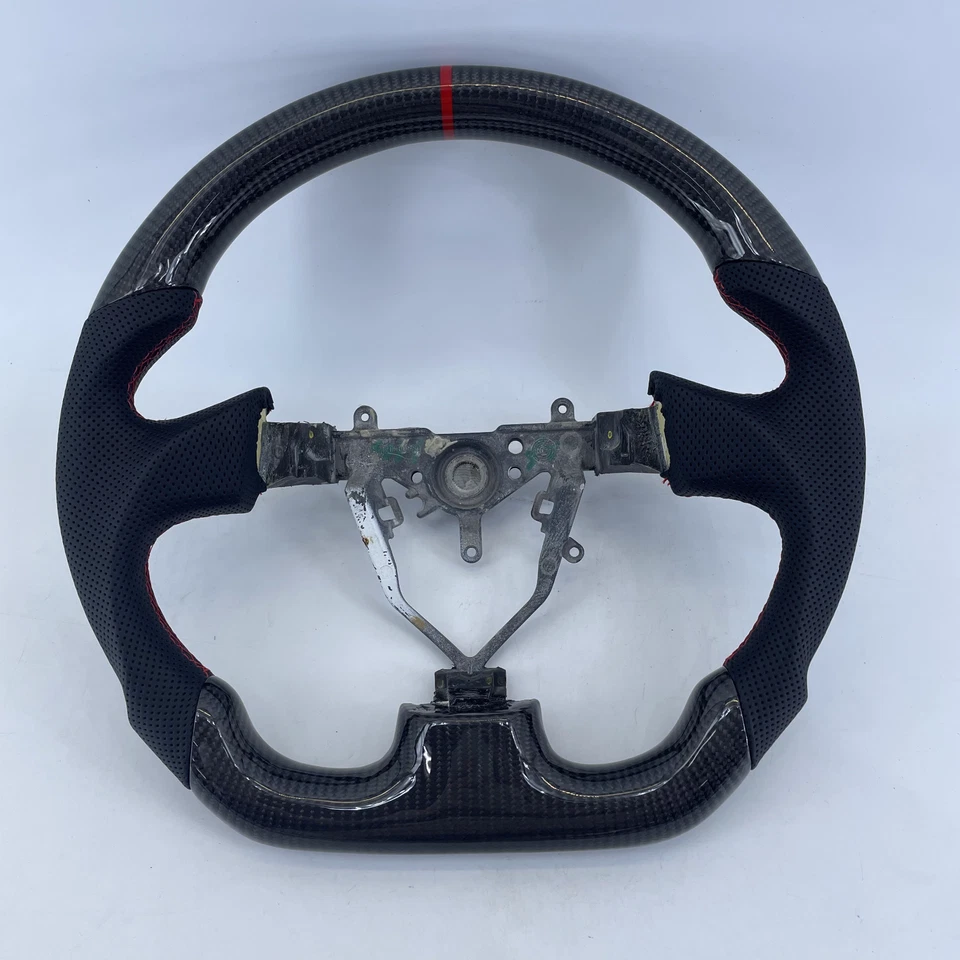 Volante de fibra de carbono real Legacy para Subaru 2003-2007 WRX STI 2005-2007 Foto 1 de 4