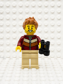 LEGO Holiday Express Train Passenger - Male Minifig hol378 - Tourist - CITY
