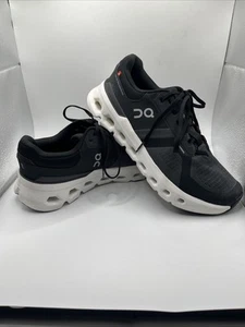 Zapatillas deportivas anchas On Running para mujer talla 10 negras y grises - Imagen 1 de 11