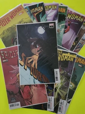 MARVEL SPIDER-WOMAN 1-10 NM Complete Run 13 Books: 7 Standard/6 Variant Covers - Image 1 of 4
