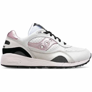 Scarpe Saucony Donna Shadow 6000 Leather - Smu Bianco E Rosa Mis. 40,5 S60692-1 - Foto 1 di 3