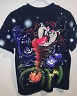 VERY RARE Space Jam 1996 Vintage All Over Print Movie Promo T-Shirt Loony Tunes