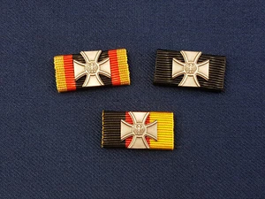 3 Bundeswehr Veteranenabzeichen Bandspange Bandschnalle Ordensspange Set - Picture 1 of 1