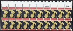 2413 MNH Plate Block of 20, 25-cent stamps - U.S. Senate Bicentennial - Picture 1 of 4