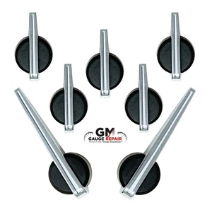 Escalade Premium Speedo Cluster Pointer Set for 2003-2013 GM Gauges White Chrome - Picture 1 of 9