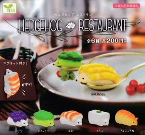 Hedgehog Restaurant [Set of 6 types (full complete)] Gacha Gacha Capsule To - Picture 1 of 1