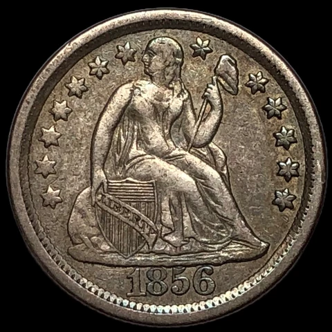 1856 Large Date Seated Liberty Dime J2023 Cover