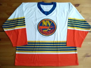 XL (52CCM/56adi.) LTD. 50th Anniversary 2022 Gold Reverse Retro Islanders Trikot - Bild 1 von 12