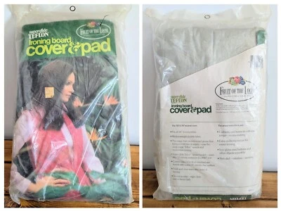 NOS Vintage Super Glide Teflon Silver Iron Board Cover Pad Fruit of the Loom MCM - Image 1 of 4