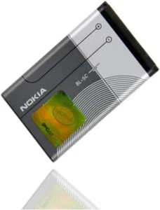 Batterie d'origine Nokia BL-5C pour 3110 6030 6230 6230i 6680 C2 E50 N70 N91 6600 Accu - Photo 1 sur 1