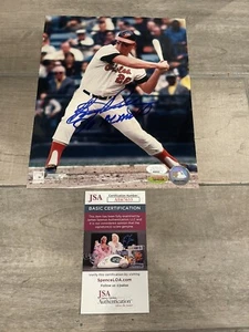 DUAL COA TRISTAR JSA BOOG POWELL SIGNED AUTOGRAPHED 8x10 PICTURE INSCRIPTION - Picture 1 of 3