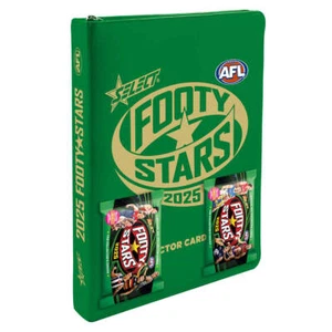 2025 AFL Footy Stars Collector Card Album + 2 Free Packs - Picture 1 of 3