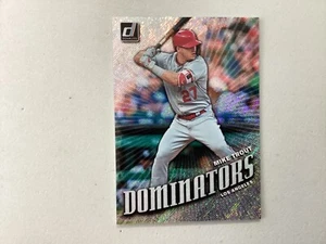 Donruss Dominators Mike Trout Rapture D1 NM HTF 2019 - Picture 1 of 2