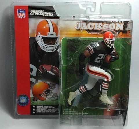James Jackson Cleveland Browns NFL McFarlane Action Figure Series 3 Dawg Pound Cover