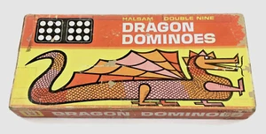 Playskool Halsam Double Nine Dragon Dominoes 55 Pc. No. 920 Molded Plastic - Picture 1 of 9