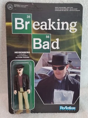 Figuras de reacción Funko X Super 7 figura de acción Breaking Bad Heisenberg sin perforar Foto 1 de 4
