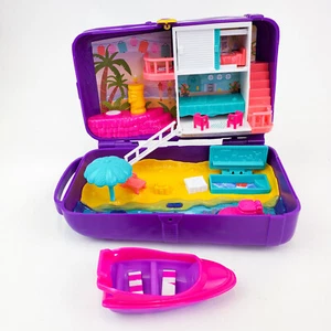 Mattel Polly Pocket Hidden Places Beach Vibes Backpack Playset 2018 No Figures - Picture 1 of 10