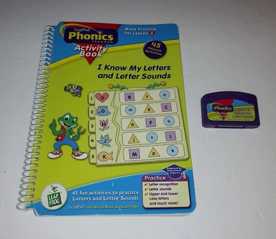 Leap Frog LeapPad I KNOW MY LETTERS & SOUNDS Interactive Book & Cartridge - Image 1 of 2