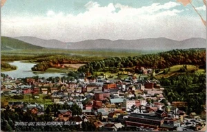 Saranac Lake Village, Adirondack Mts, N.Y cartolina d'epoca Wpc7 - Foto 1 di 3