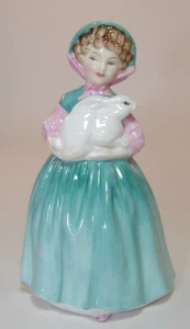 Figura Dama Royal Doulton 5" De Colección HN2214 Conejito c1970 Excelente - Imagen 1 de 5