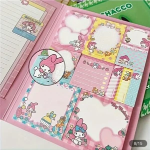 Sanrio Post-its Note Pad School Supplies Office Mt Melody Pink Sticky Notes - Picture 1 of 6