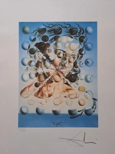 Litografía firmada a mano por Salvador Dalí - Galatea de esferas - Imagen 1 de 4