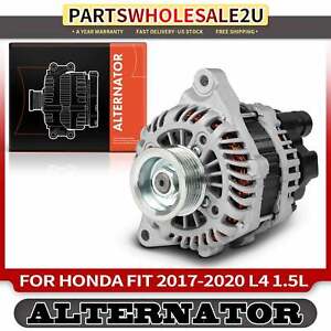 Alternator for Honda Fit 2017 2018 2019 2020 L4 1.5L 105A 12V CW 6-Groove Pulley