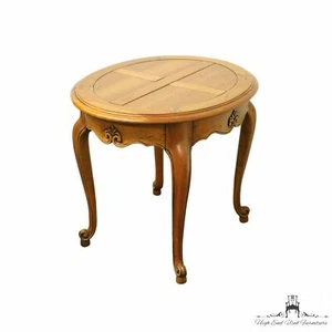 HARDEN FURNITURE Country French Provincial 22" Oval Accent End Table in Champ... - Picture 1 of 9