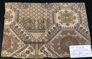 COWTAN & TOUT Nanjing in Bronze 11 1/2 x 17 3/4" Thick Woven Fabric Sample - Picture 1 of 3