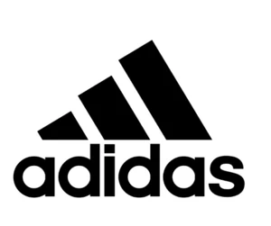 4 x Adidas Transfers 4cm X 3cm Sports Logos Iron On Black Or White - Picture 1 of 1