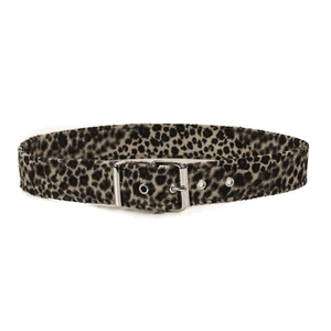 LEOPARD FAUX FUR BELT - Picture 1 of 1