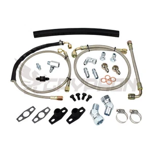 Turbo Oil Water Line Kit Ford Falcon FG F6 XR6 G6E BARRA GT3576R GT3582R 1.0mm - Picture 1 of 7