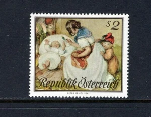 Austria 1967 MOTHERHOOD WATERCOLOR BY FENDI SC 790 MNH - Picture 1 of 1
