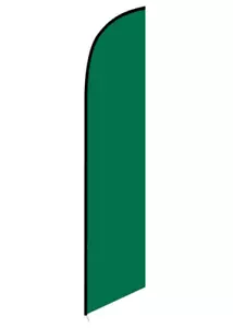 Super Novo Federflagge einfarbig grün NSF-1015G 12 Fuß (nur Flagge) - Bild 1 von 4