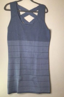  Vestido Xhilaration XXL ceñido al cuerpo gris blanco sin mangas hasta la rodilla  Foto 1 de 4